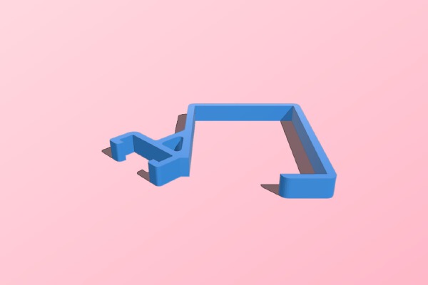 Philips Hue light LED strip bed clips | 3d print model