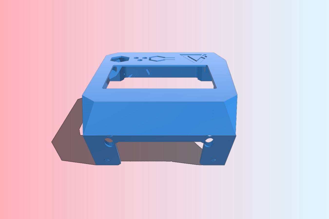 Dagoma Discoeasy - 20 mm extrusion profile LCD support & case
