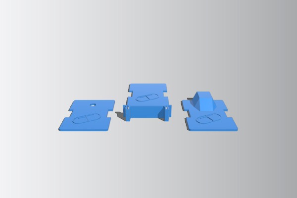 JR Bay Radio Cover Set (FrSky Taranis etc) | 3d print model