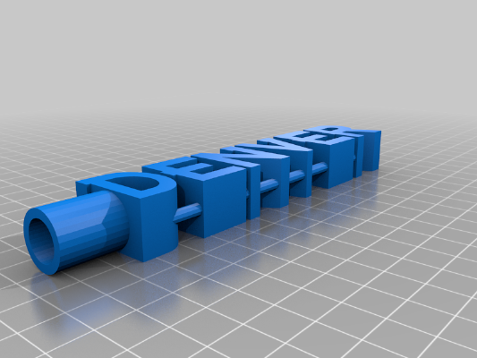 Denver Broncos Tap Handles | 3d print model
