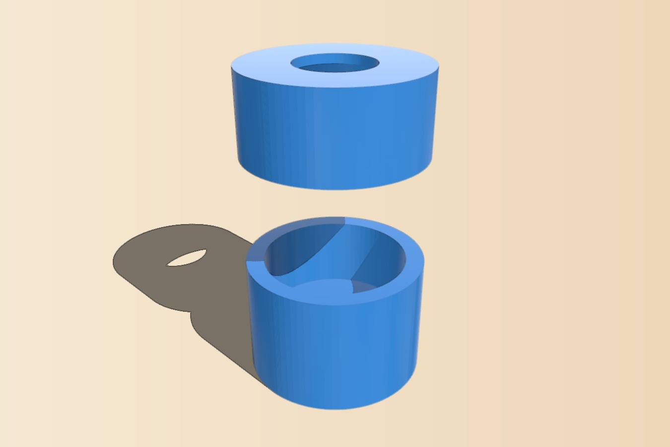 C battery to D battery adapter