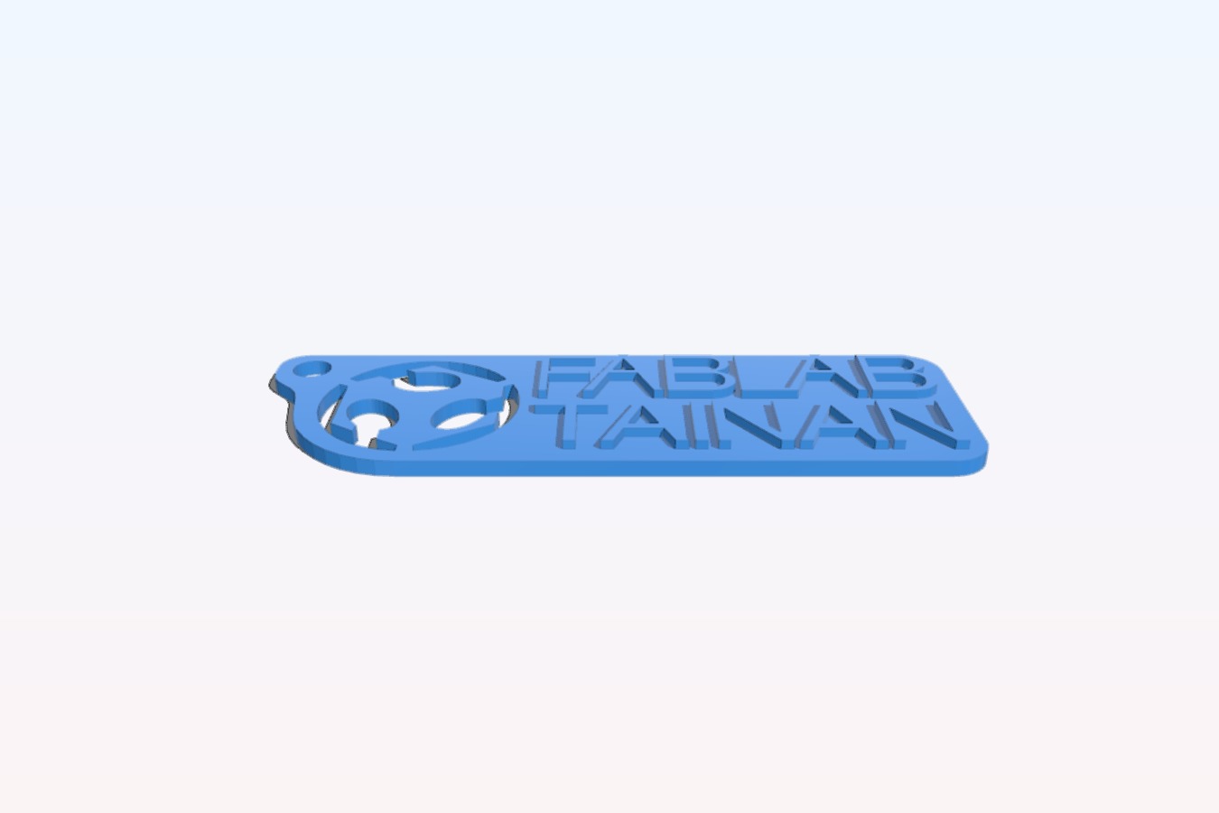 Fablab Tainan key tag