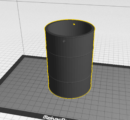 55 Gal Oil Drum Remix, open top | 3d print model