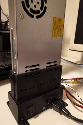 mean well power supply enclosure and box for PRUSA MK3 printer | 3d print model