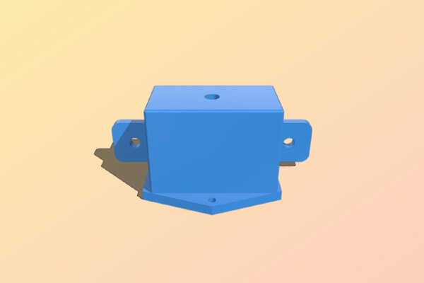 Mount for AC power plug and fuzed switch combo unit | 3d print model