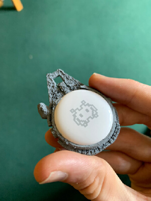 Millennium Falcon AirTag holder | 3d print model