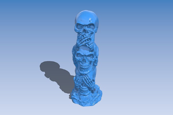 The Three Wise Skulls | 3d print model