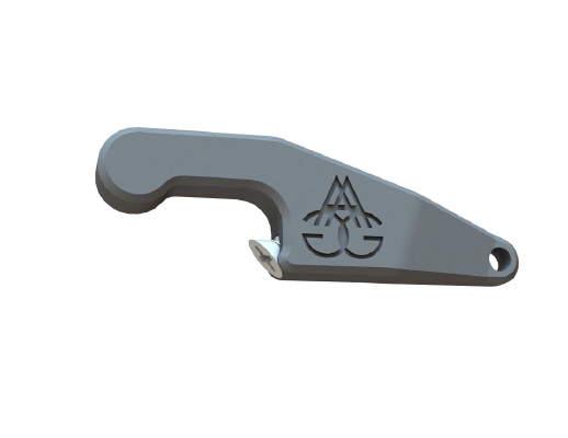 Keychain Bottle Opener - Slim and Durable | 3d print model