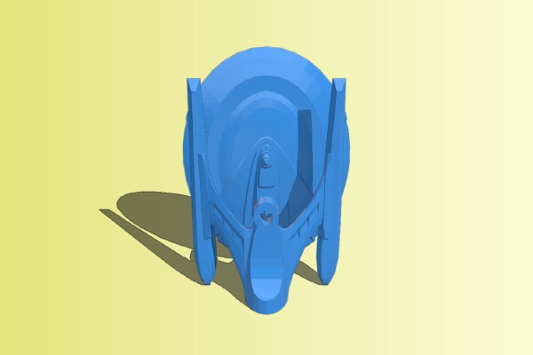 Sovereign Class (Enterprise E) Keychain | 3d print model