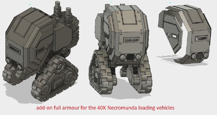 add-on full arnour  N&K  loading vehicles | 3d print model