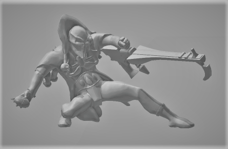 jester of death heads - some of my low poly assets i made