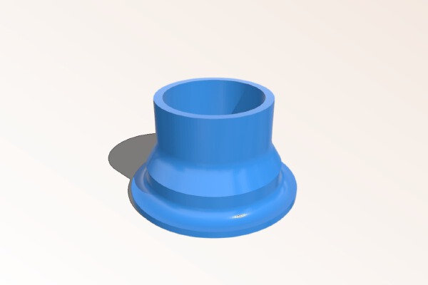 3M mask - ventilator filter connector (incl. endcap) | 3d print model