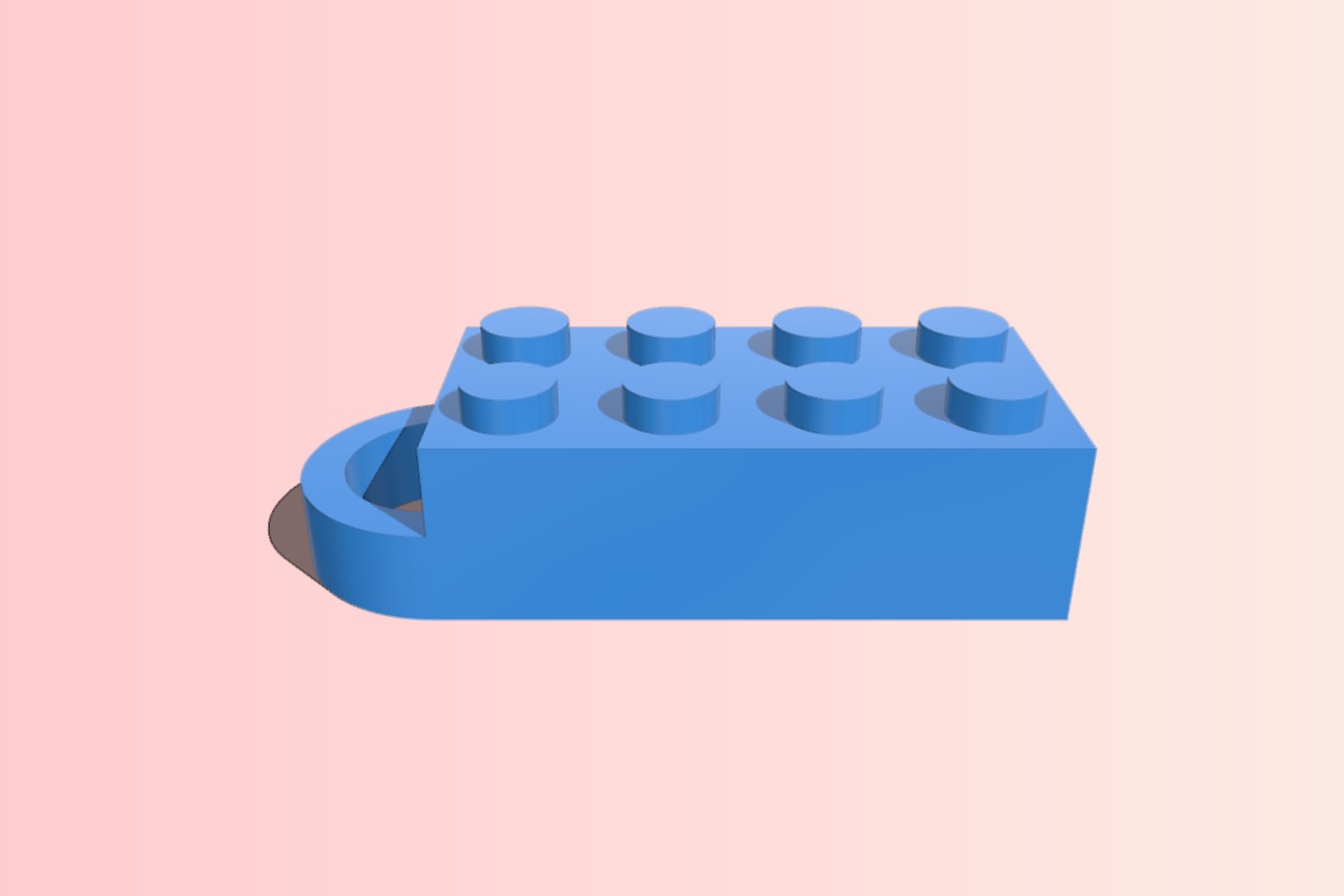 Building Block Keychain