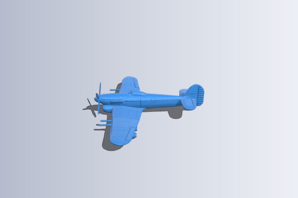 WW2 British Hawker Typhoon Bomber | 3d print model