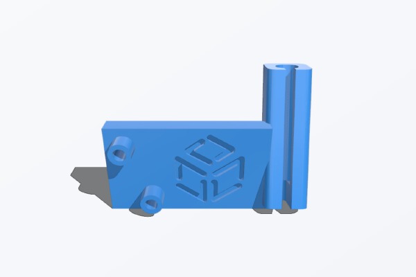 Wanhao Duplicator I3 Side Filament Guide (6mm) | 3d print model