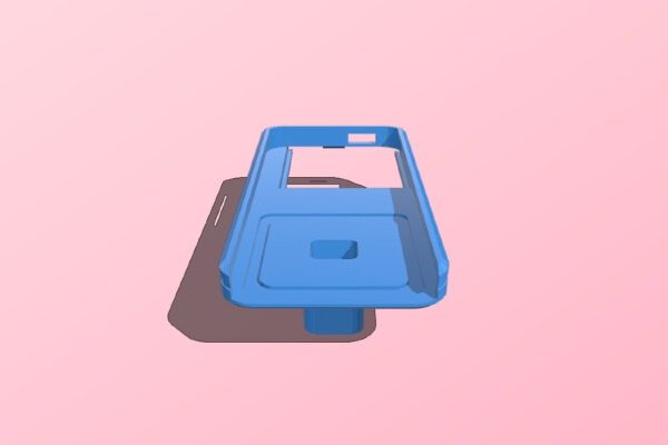 iPhone 5 case with colored glass filter mount | 3d print model