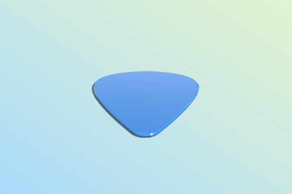 plectrum | 3d print model