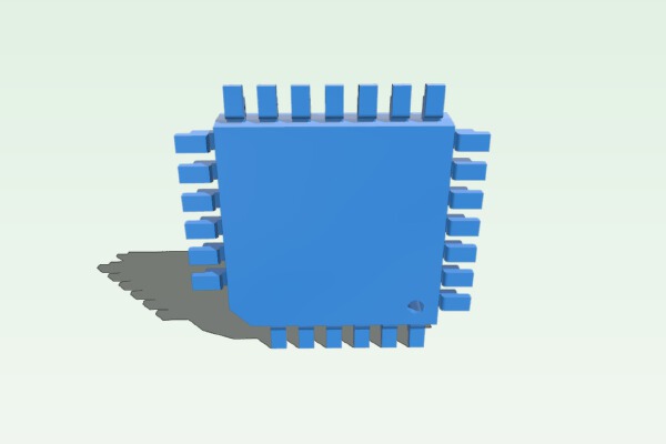 IC Key-chain | 3d print model