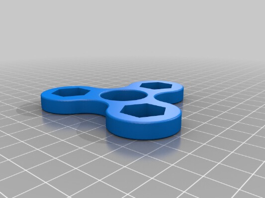 Ball Bearing Spinner Fidget Toy - REMIX for M10 Nut | 3d print model