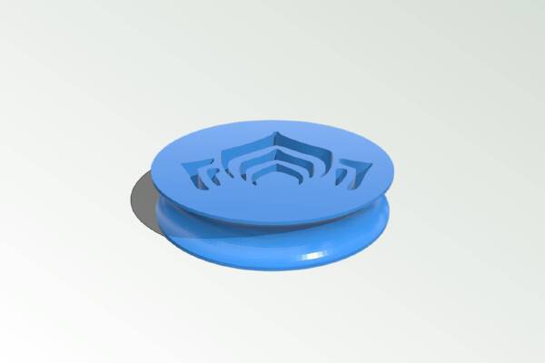 Warfame Lotus Coin | 3d print model