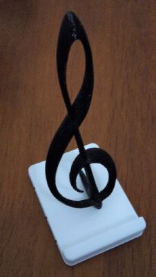 Violin key phone holder | 3d print model