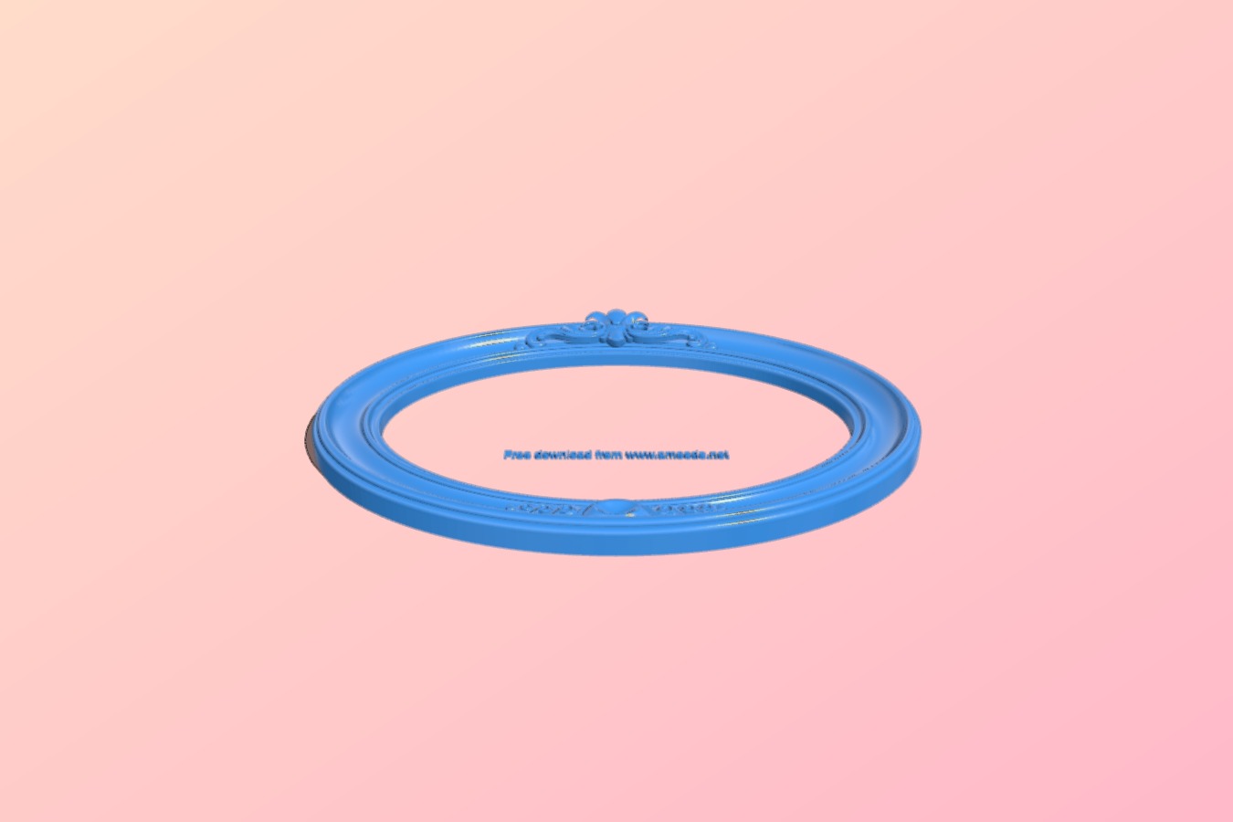 Picture frame or mirror – oval