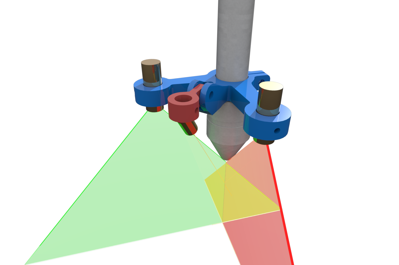 Cross Line Laser Alignment Mount for CO2 Chinese Laser CNC Machine