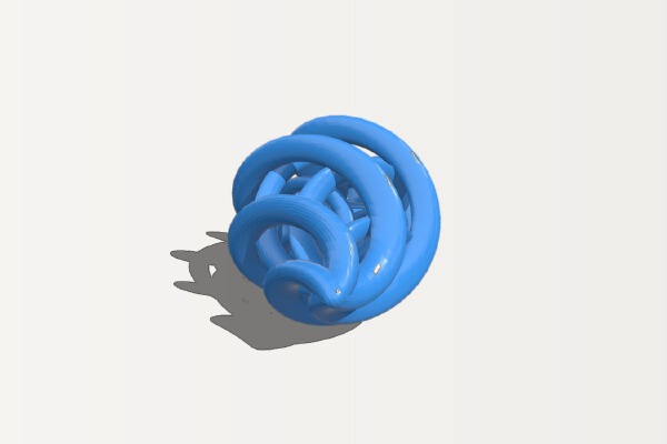 Twisted heart pendant | 3d print model