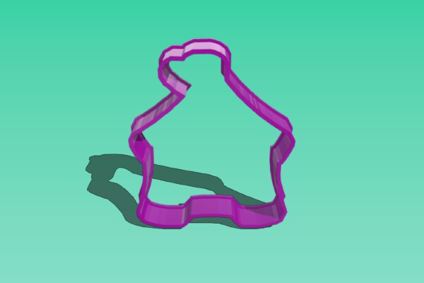 circus tent 3.5 Cookie Cutter | 3d print model