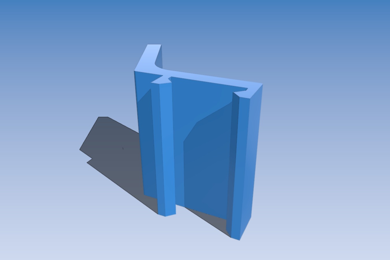 L-bracket for t-nut, fits LED-strip holder for v-slot Reach3Dprinter