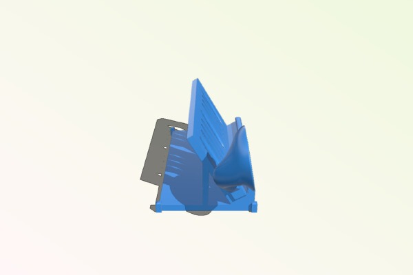 iPhone stand with speaker ports | 3d print model