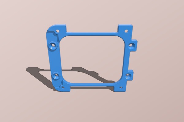Cooler Master AIO Liquid Cooler Bracket_Adapter for Nvidia 58mm GPUs (+Trick for AMD 53mm GPUs) | 3d print model