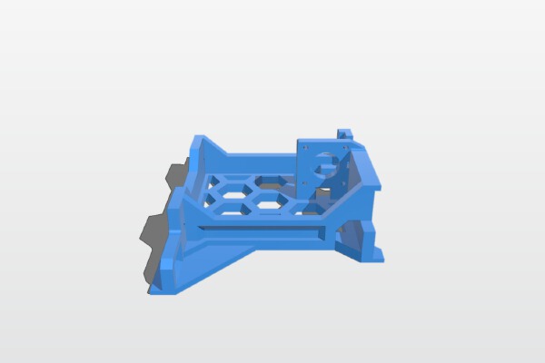 Frame brace with y axis motor mount for Anet A8 | 3d print model