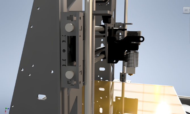 AUP3 steel (prusa i3 steel - AU edition) - assembly w_ ass. components | 3d print model