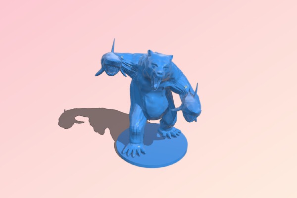 Sharkenbear | 3d print model