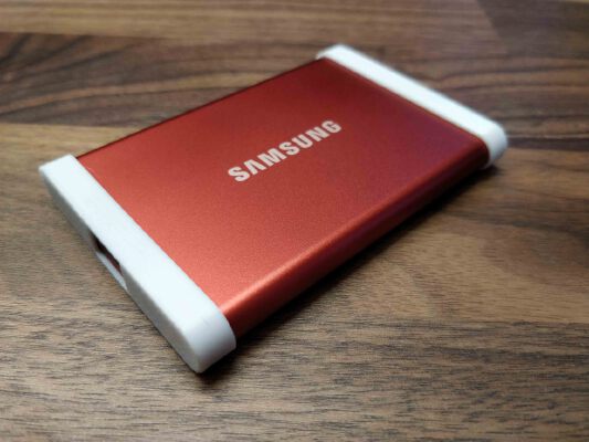 Samsung T7 scratch protector | 3d print model