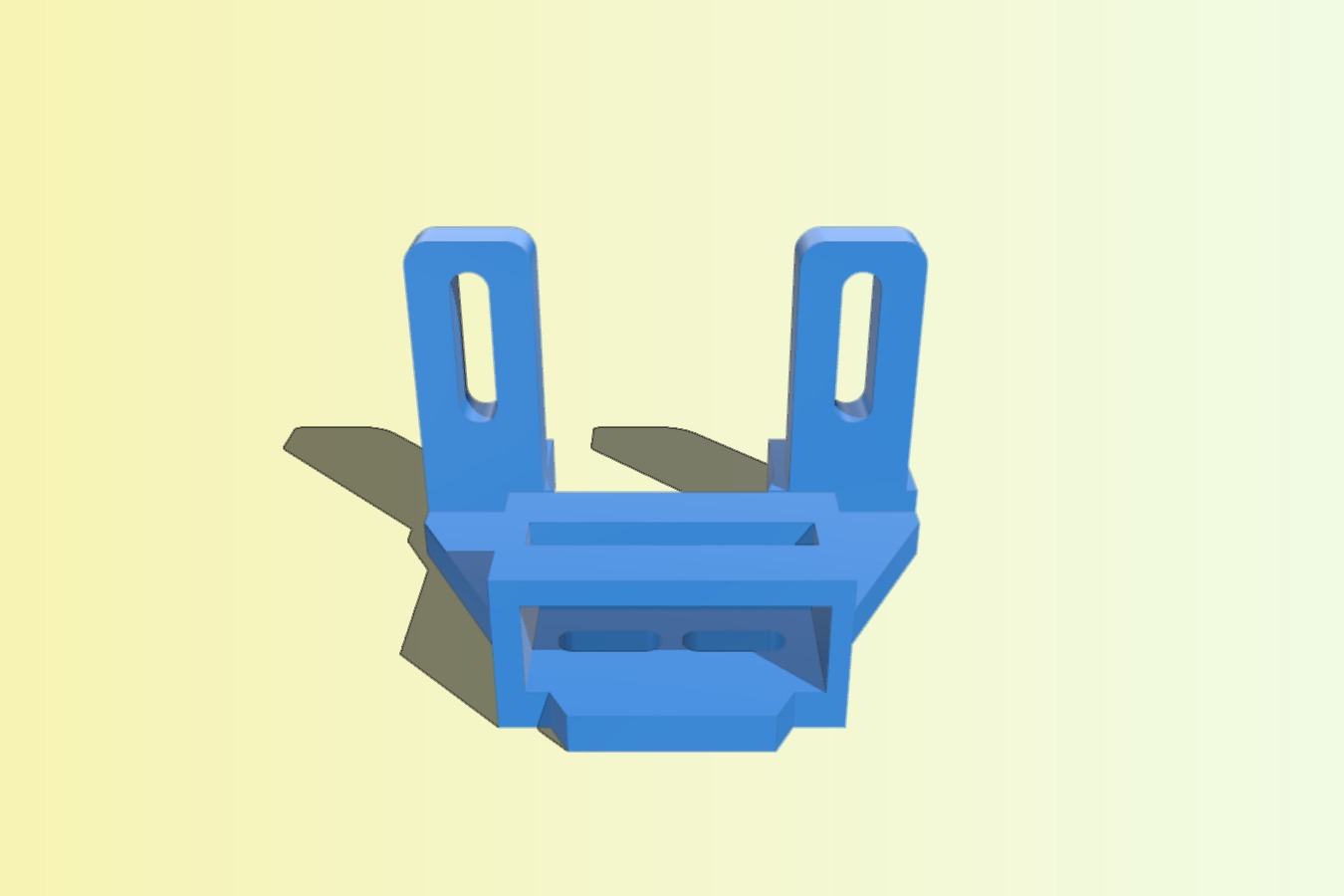 RepRap Prusa i3 Graber i3 Adjustable Z endstop holder - box version