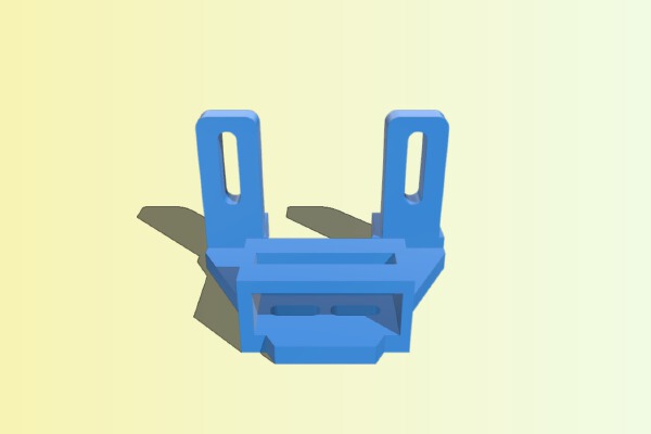RepRap Prusa i3 Graber i3 Adjustable Z endstop holder - box version | 3d print model