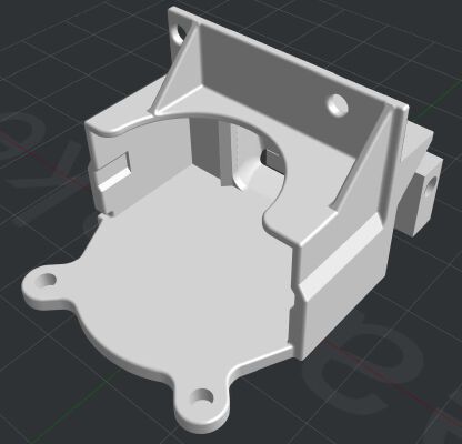 Hot-end insulation for Raise3D single extruder printers N1_N2_N2+. | 3d print model