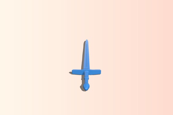 Rainbow Sword | 3d print model