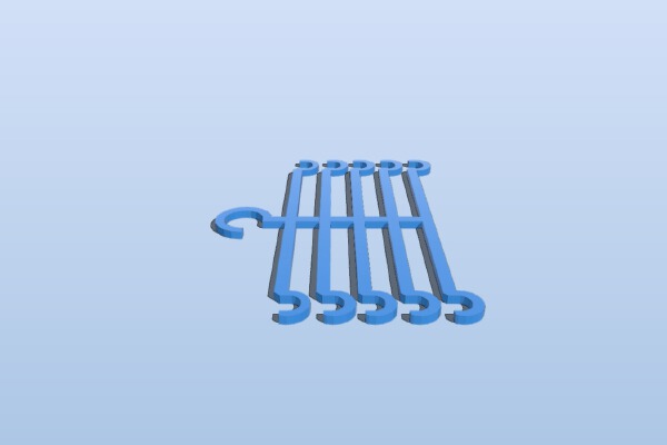 Spaghetti Strap _ Tank Top _ Sport Bra Hanger | 3d print model