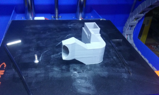 Qidi X-One Blower Shroud with Exhaust Support | 3d print model