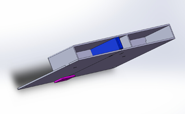 Storage box between car center console armrest and seat | 3d print model