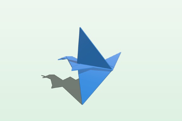 Origami Crane | 3d print model