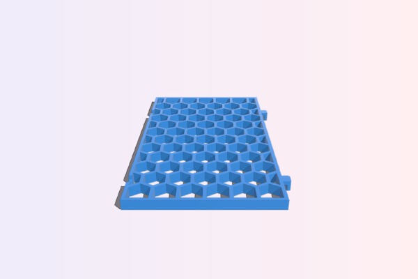 Wabenunterlage (Honeycomb support) | 3d print model