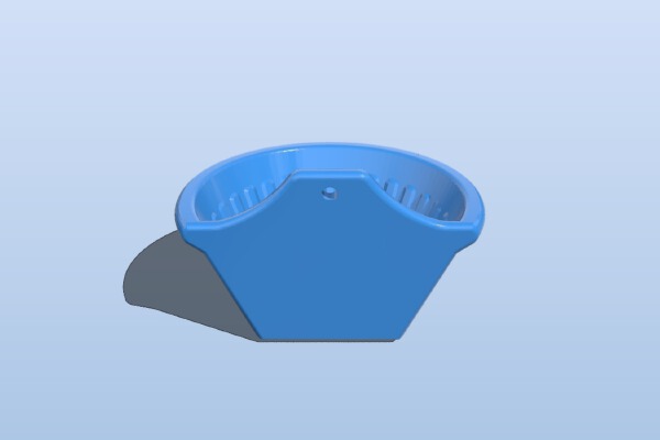 Flatback planter | 3d print model