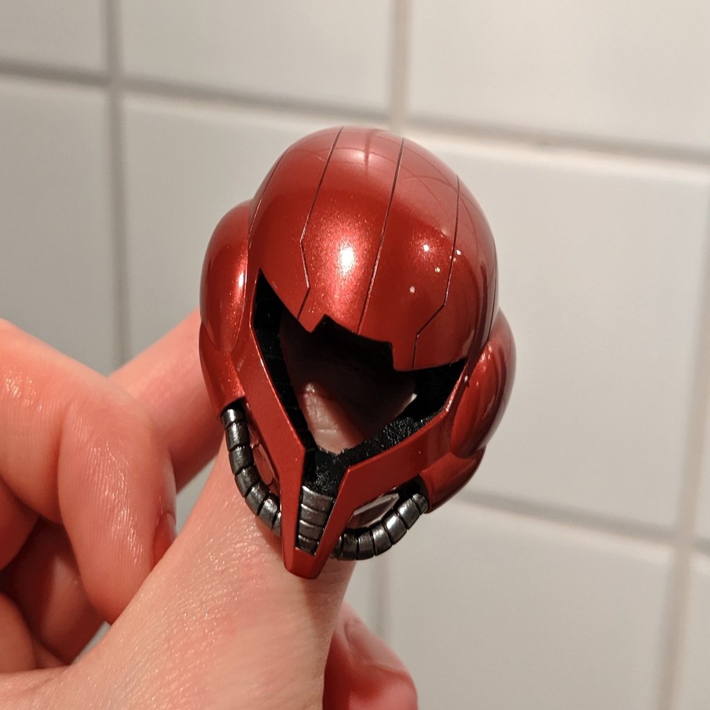 Samus Helmet Metroid Prime Version