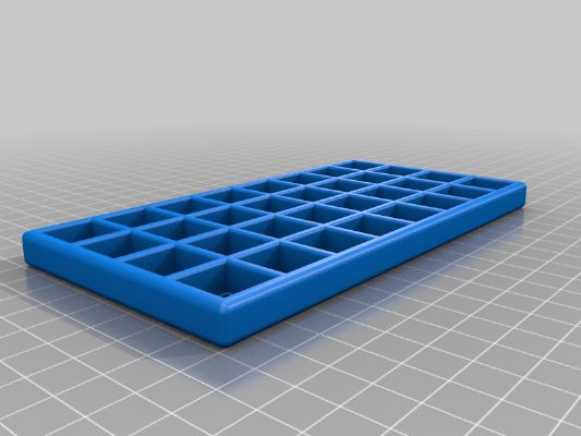 8x4 6x6 Parametric Keyboard Switch Tester | 3d print model