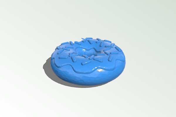 Bitten Donut | 3d print model
