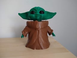 Baby yoda piggy bank | 3d print model